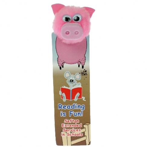 Printed Promotional Foam Bookmarks -  Pig