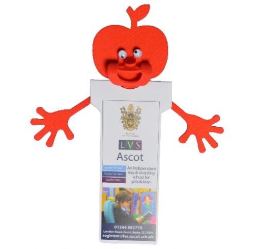Printed Promotional Foam Bookmarks -  Apple