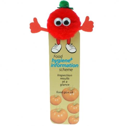 Printed Promotional Foam Bookmark -  Tomatoe