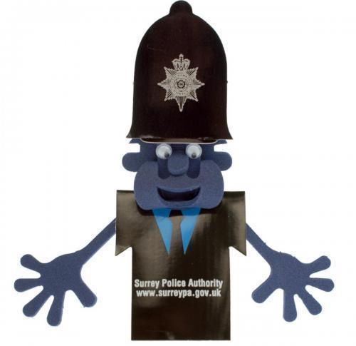 Custom Printed Foam Bookmarks - Policeman