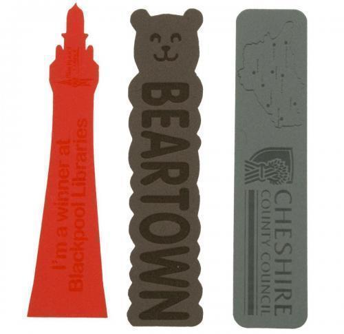 Foam embossed bookmark