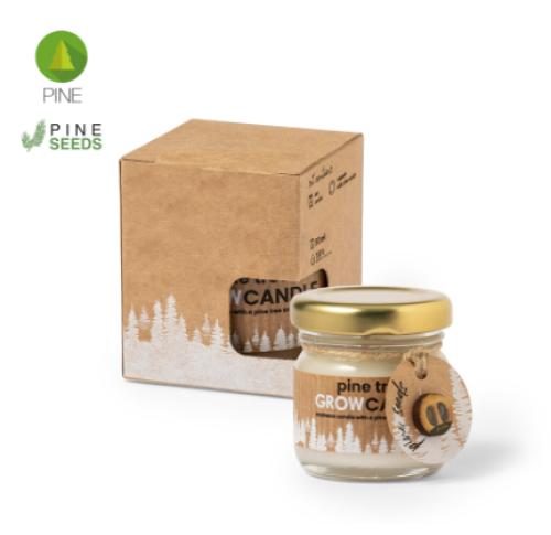 Scented Candle In Small Glass Jar