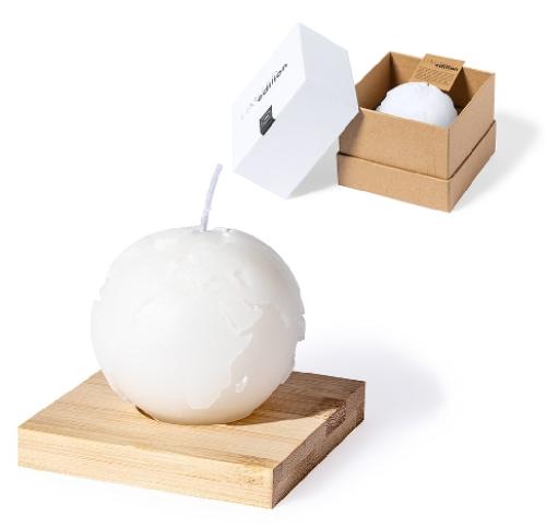 Scented Aromatic Candle Wooden Base