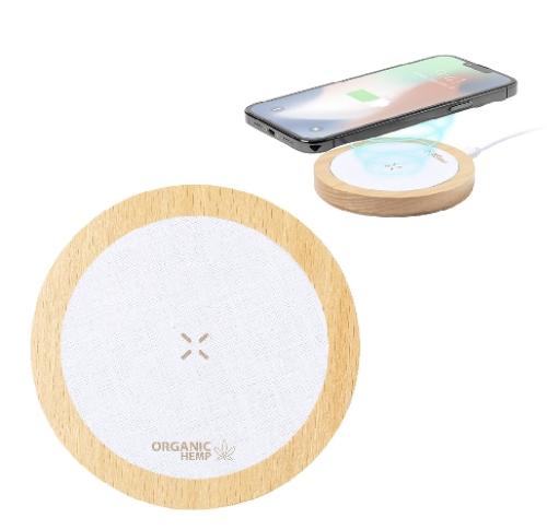 Wireless Natural Wood Smarphone Charger Kuzgal