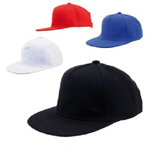 Cistom Printed Baseball Caps Lorenz Flat Peak Polyester