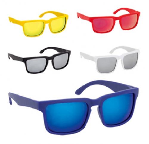 Logo Sunglasses - White, Red, Blue, Black, Yellow