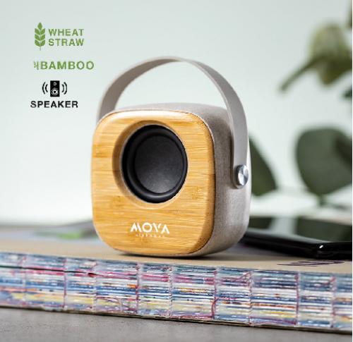 Bluetooth Speaker Bamboo & Wheatstraw