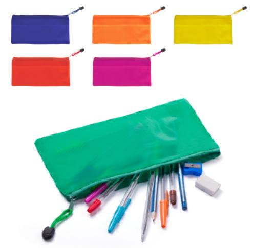 Brith Coloured Zipped Pencil Case Custom Logo