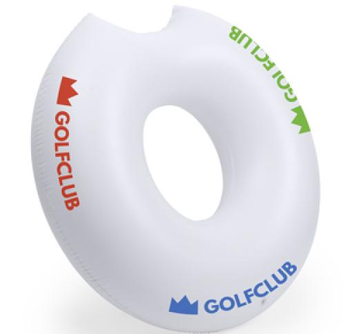 Inflatable Shaped Bitten Doughnut Beach and Pool  Accessory Custom Logo 