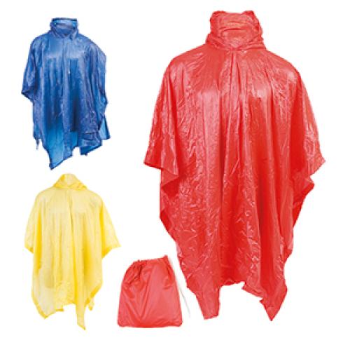 Adult PVC Poncho Raincoat Montello 127x100 cms