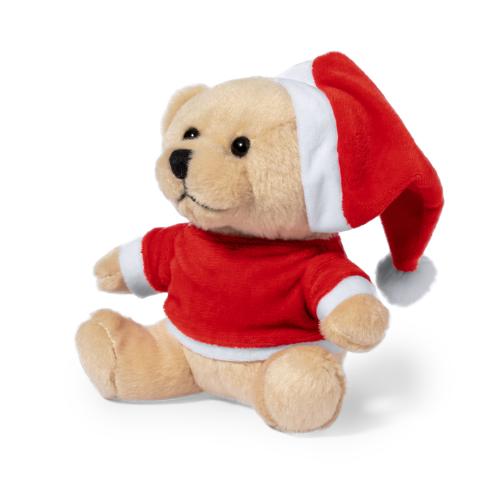 Small Promotional Christmas Santa Teddy Bear Custom Branded 