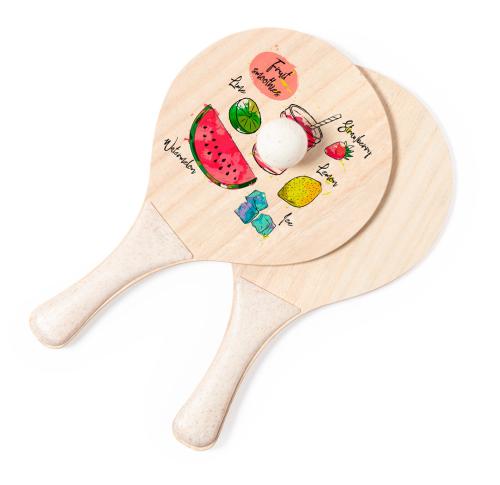 Pair of Beach Rackets Full Colour Print