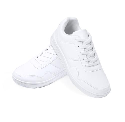 White Polyester Custom LogoTrainers Parisix