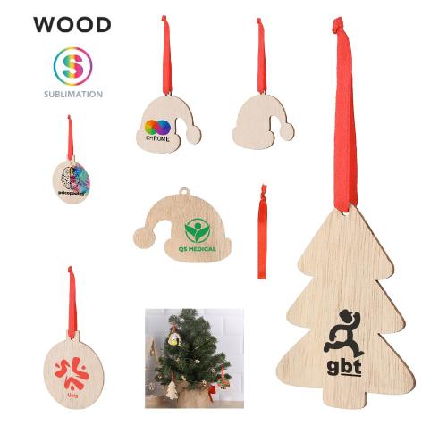Wooden Christmas Hanging Decoration