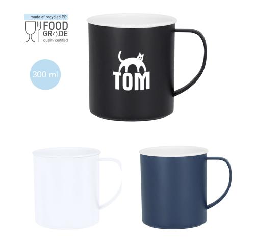 Eco Recycled 300ml White Interior Mug Mayfer