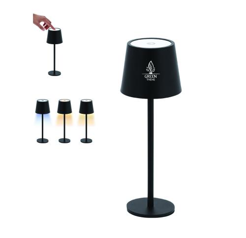 Stylish Black Chrome Table Lamp Touch ControlMultifunction Lamp Tanik