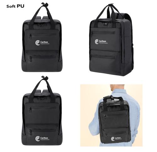 PU BlackBackpack Flipex