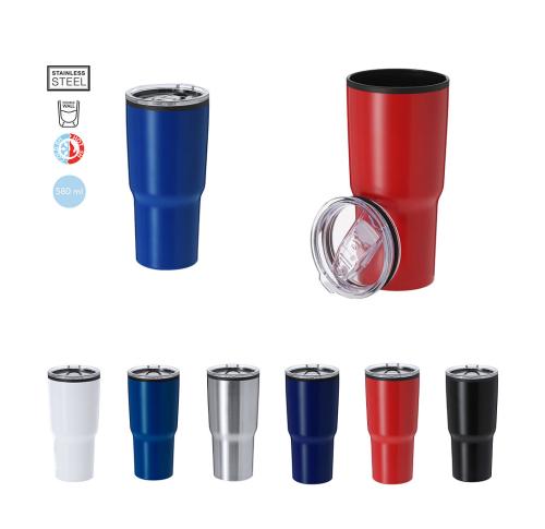 Thermal Insulated 580ml Coffee Travel Takeaway Cup Stainless Steel