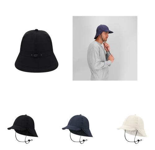 Soft Polyster Cap Neck Flap Flexible Visor 6 Panels