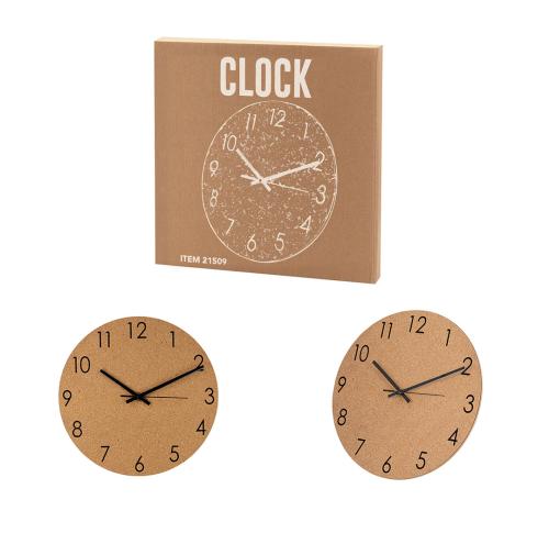 Natural Cork Wall Clock Melzer