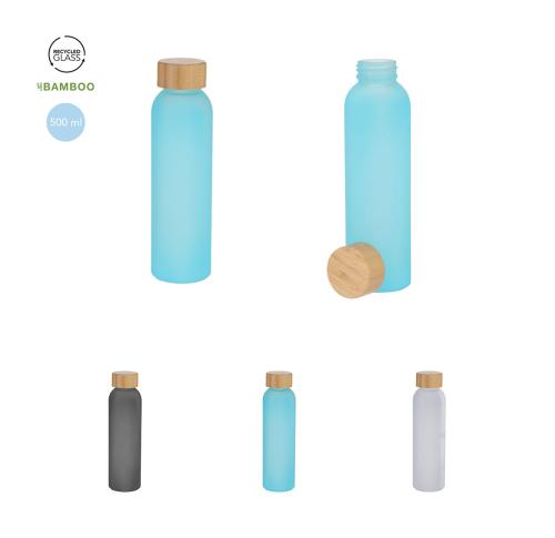 Recycled Eco Friendly 500ml Glass Water Drinks Bottle Tistak