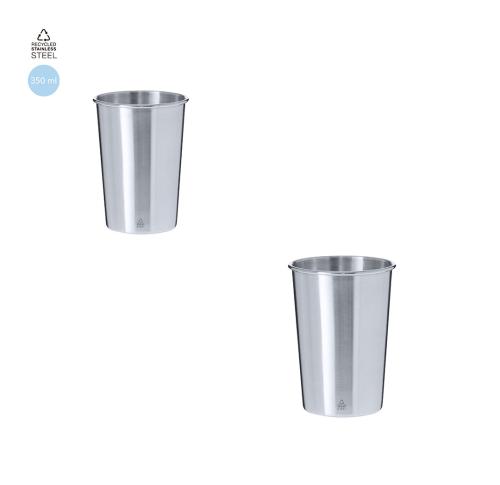 Recycled Stainless Steel 350m Cup Eco Friendly