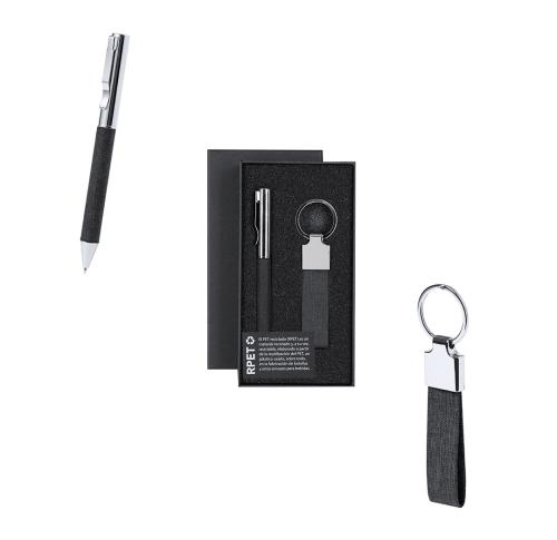 Executive Gift Set -  Recycled Keyring and Pen