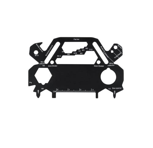 Credit Card Stainless Steel Car Shaped Multitool 30 function