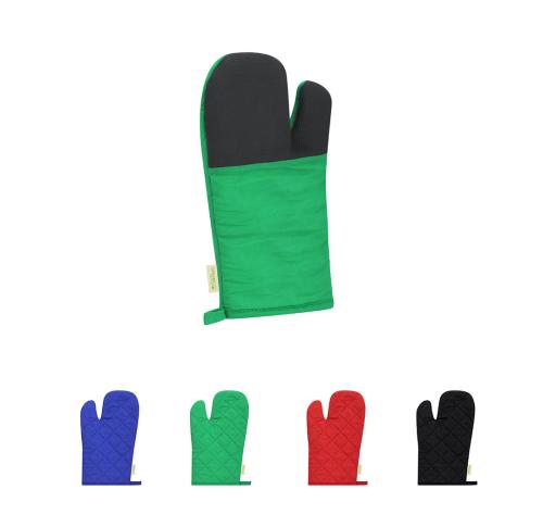 Organic Cotton Quilted Oven Kitchen Glove Mitten Kinix