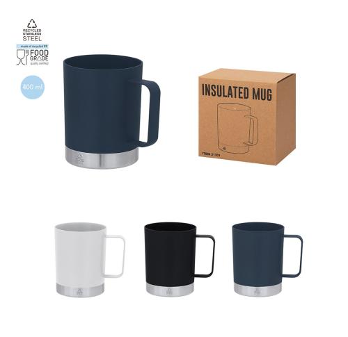 Recycled PP stainless Steel 400ml Myg