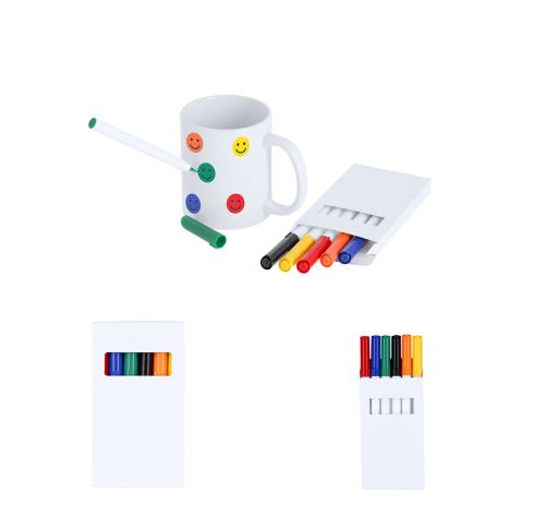 6  Marker Pens  For Ceramics Set Kuyam