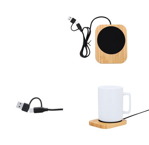 Bamboo USB Cup Warmer Zobil