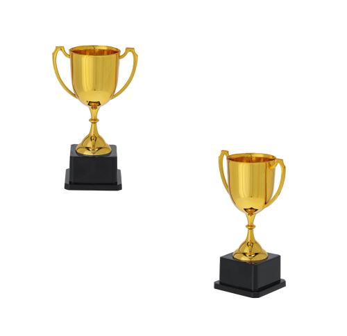 Trophy Gold Cup on Black Plinth