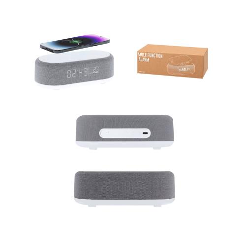 5-in-1 Multifunction Alarm Clock, 15W Charger, Lamp, 5W Speaker