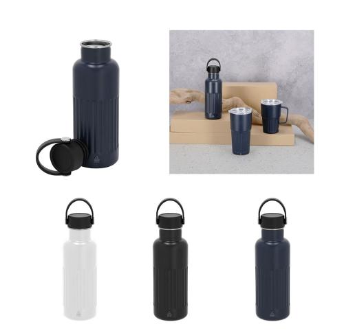 Recycled Stainless Steel 500ml Insulated Drinks Bottle Matte Finish Welker