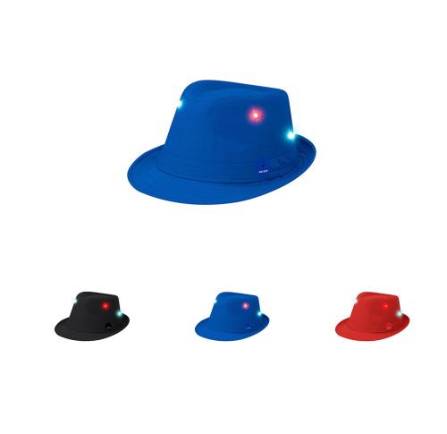 Funky  Multicolour LED Polyester Trilby Style Hat