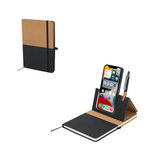 Cork Notebook & Phone Holder Notepad Suttony