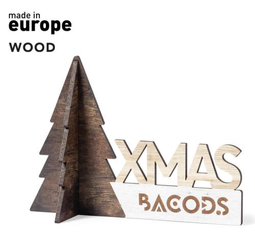 Natural Wood Christmas Xmas Decoration Gemind