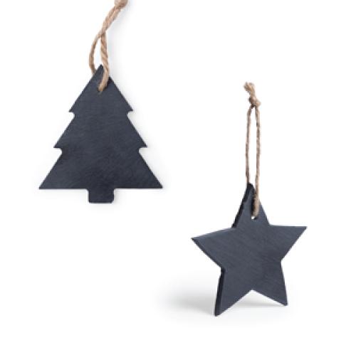 Slate Star Shaped Hanfin Christmas Decoration Git