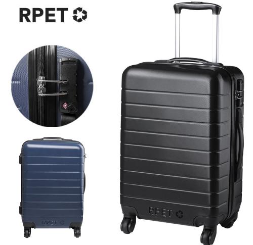 Recycled Spinner Suitcase Luggate Trolley TSA Lock Engraved 