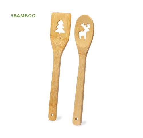 Christmas Gift Set Wooden Spoon and Spatula