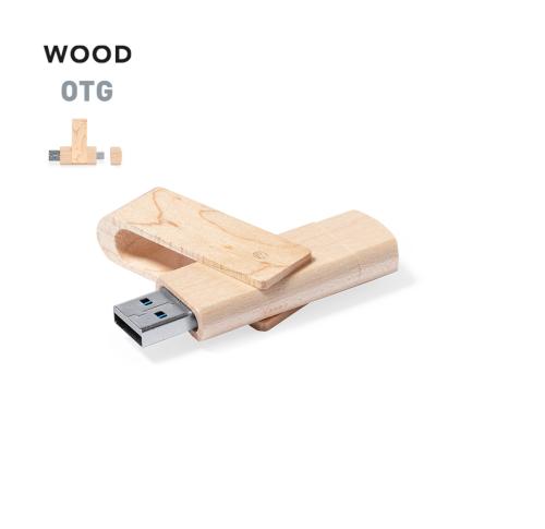 Wooden TwisterUSB Memory Kluivert 16GB