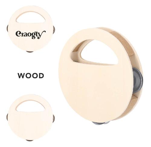Wooden ChildsTambourine Andex
