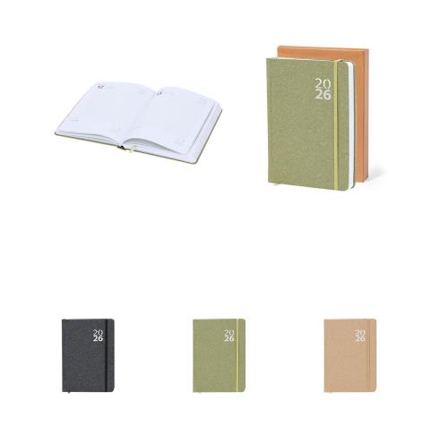 Recycled Cardboard A5 Diary Goft Boxed Florian