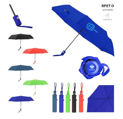 Folding 88cms Recycled Umbrella Auoto Opening Santana