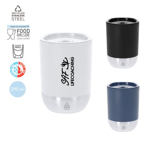 Insulated Recycled Stainless Steel 290ml Cup Watkins