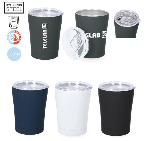Insulated Stainless Steel Travel Cup 35ml Matte Finish 
