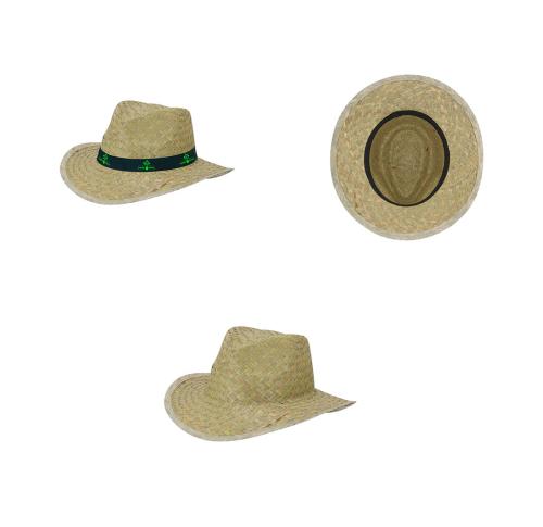 Straw Cowboy Hat Stetson Branded Band