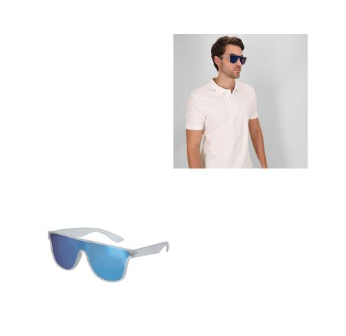 Blue Mirror Lenses Sunglasses UV400