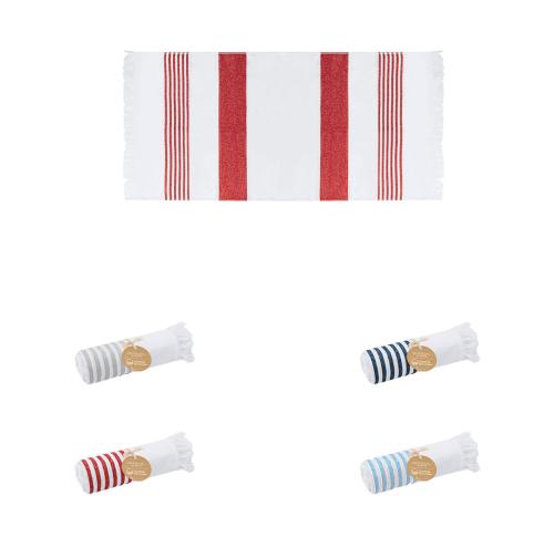 Eco Friendly Recycled Cotton Striped SEAQUAL Towel Pareo Mundry 70 x 140 cms